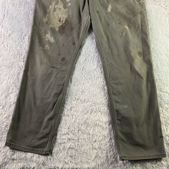 Carhartt Pants Mens 36x32 Brown Relaxed Fix Rugged Flex Distressed Workwear - Picture 4 of 15